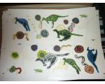 X41 Decalque Avi�o Animais II